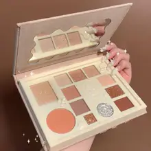 

Mugeleen Eyeshadow Palette 12 Matte Oogschaduw Palette Glitter Oogschaduw Make-Up Naakt Make Set Korea Cosmetics