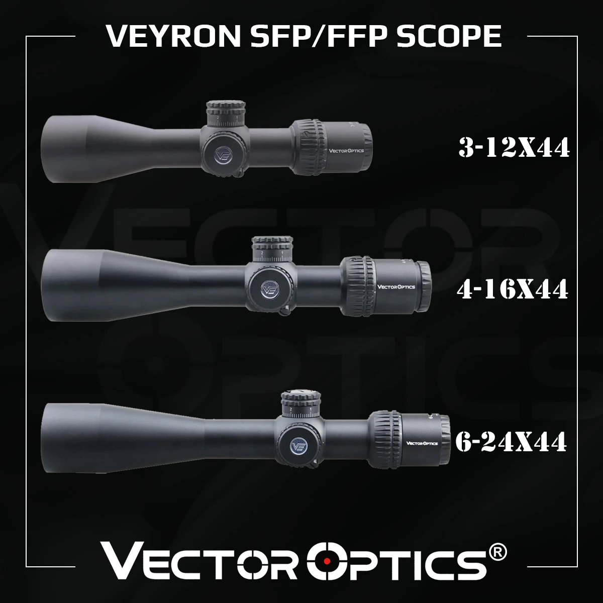 Vector Optics Veyron Sfp 312x44 Riflescope Ultra Compact Air Rifle