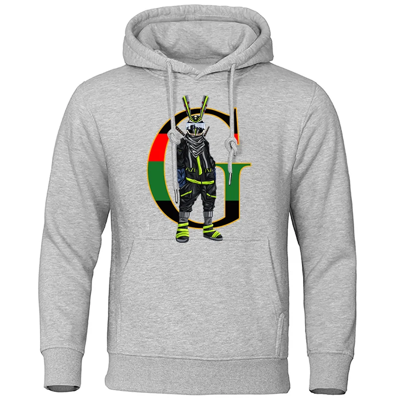 

Hot Sale Letter G Fashion Man Samurai Print Hoody For Women Warm Oversize Sweatshirt Casual Street Hip Hop Clothes Female