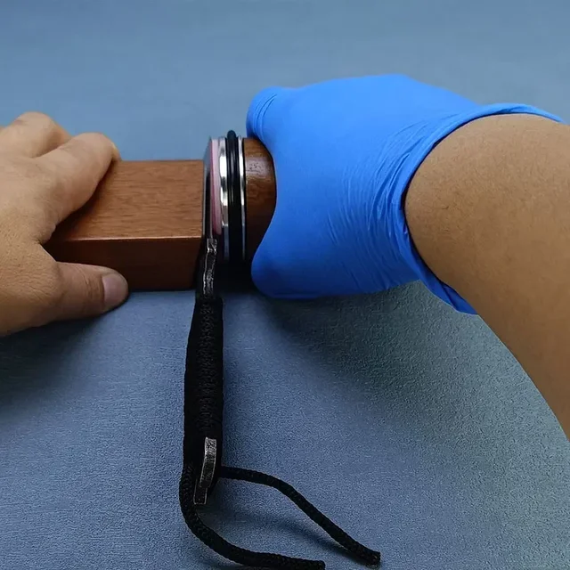 เพชร Sharpening StoneMagnetic Rolling มีด Sharpener ไม้บดระบบ 15 20 องศามุม Roller อุปกรณ์เสริม 3