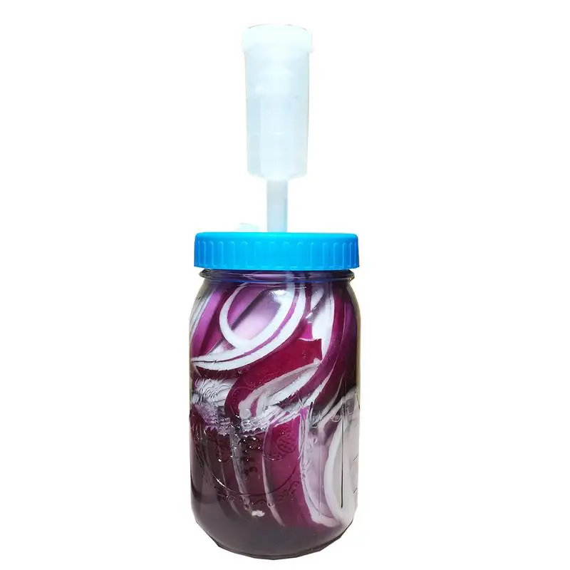 Kitchen utensils kitchen supplies Multicolor BPAFree Fermenting Screwon Lids With Airlocks Foods Fermentation Kit Making Sauerkraut Wide Mouth Mason Jars