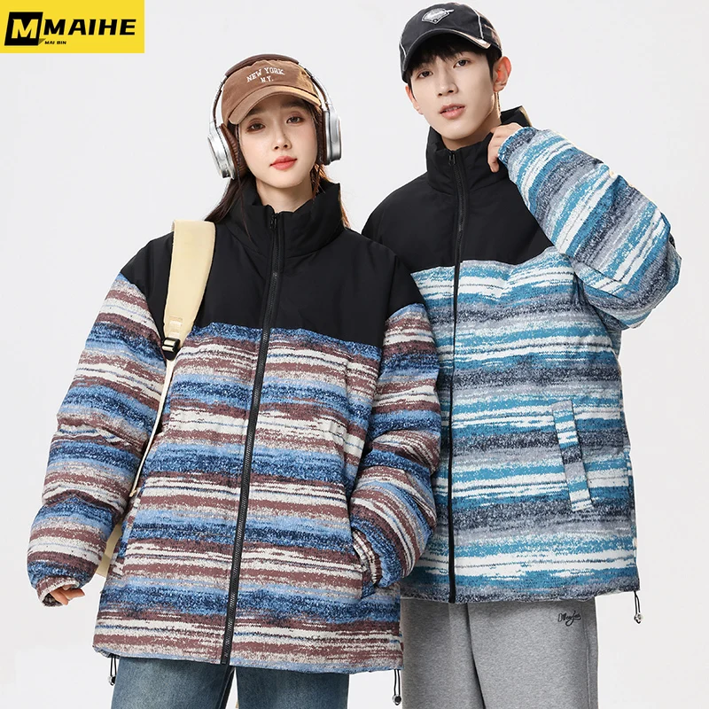 Men's Winter Down Jacket Fashionable Casual Thickened Warm Hood Detachable Coat Business Casual Light Padded Men's Jacket