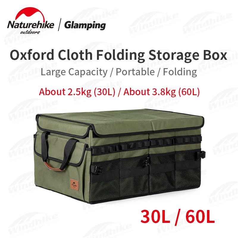 Naturehike Camping Storage Box Picnic Basket Oxford Cloth Camping