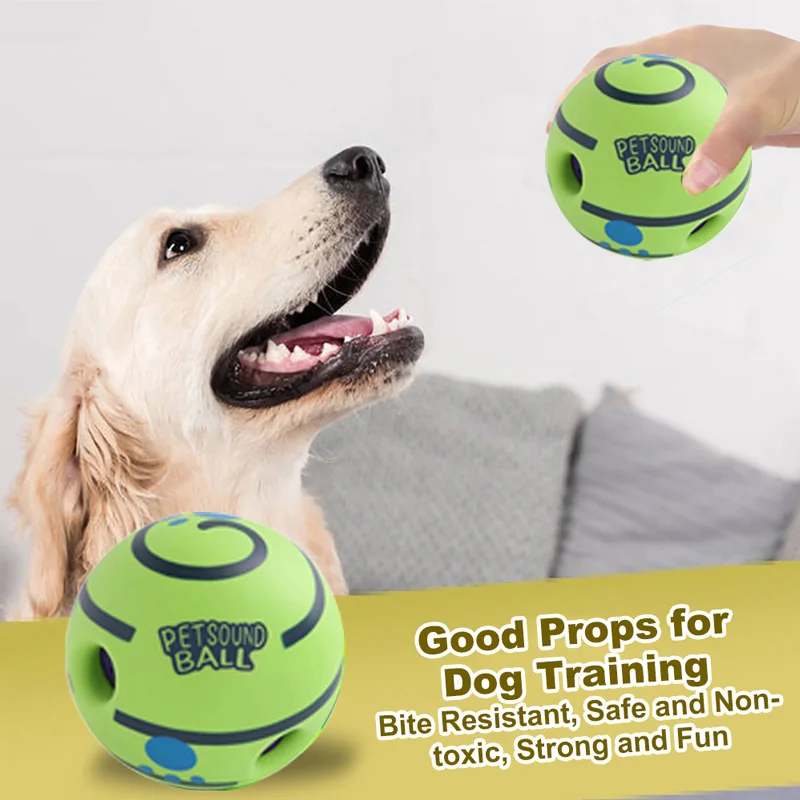 Wobble Wag Giggle Ball, Interactive Dog Toy