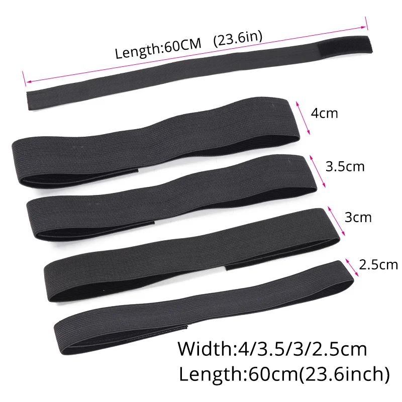 Wig Caps 4Pcs/Lot Hd Wig Cap Egde Laying Elastic Band For Lace Front Wigs Edge Control Brush With Tail Hair Comb for Edges