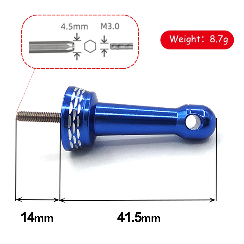 Spinning Fishing Accessory Spinning Reel Stand Lightweight Balancer Fishing Reel Spinning Handle Stabilizer Fishing Replacement Accessories