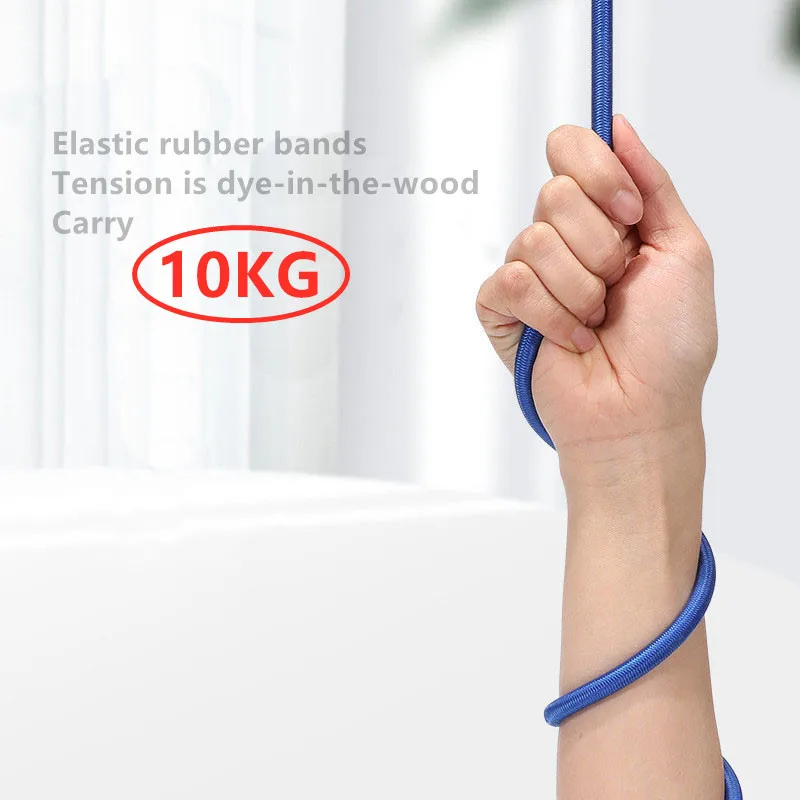 59 Inch Car Coat Hanger Adjustable Belt Trunk Fixed Rope with Hook Retractable Rack Portable Hanger Holder Rope car coat hanger car hook