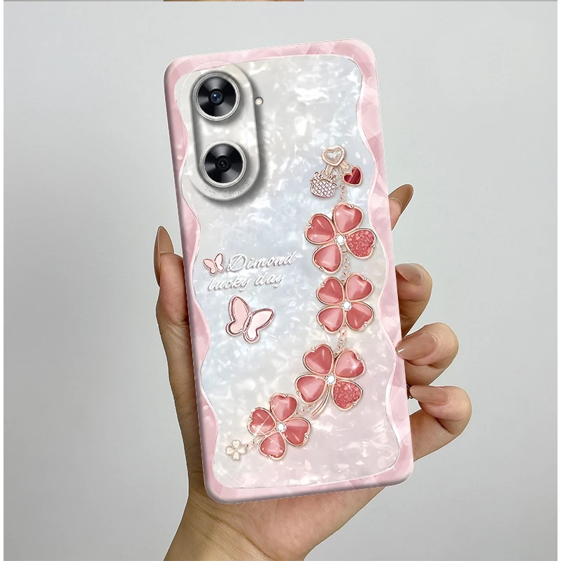 Aesthetic Flowers Silicone Soft Protective Phone Case