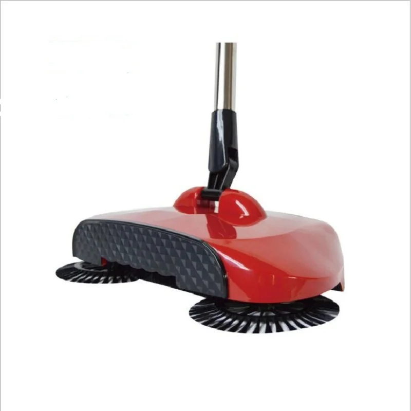 Stainless Steel Sweeping Machine Push Type Hand Push Magic Broom Dustpan Handle Household Cleaning Package Hand Push Sweeper Mop