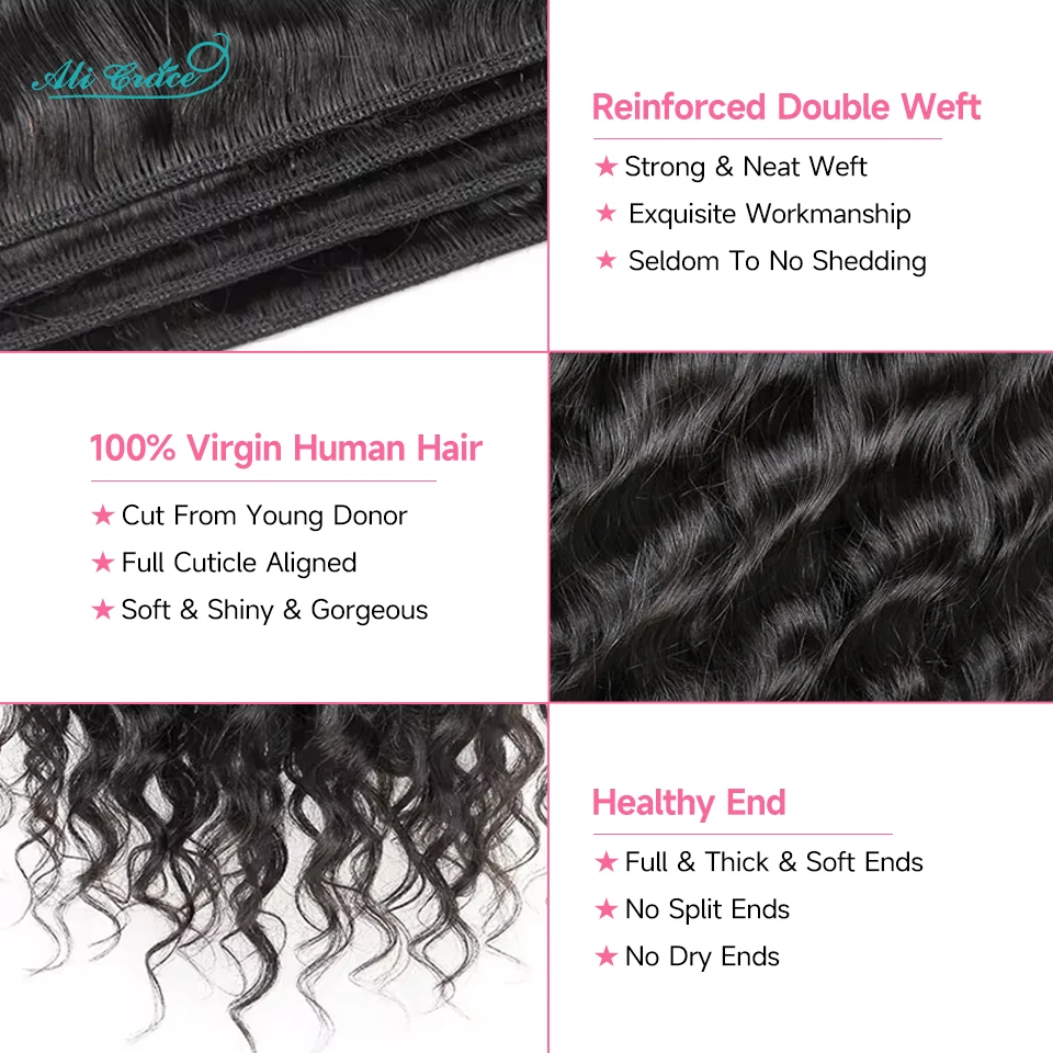 Brazilian Loose Wave Hair 4 Bundles 10-28 Inches Loose Wave Extensions 100% Remy Human For Women