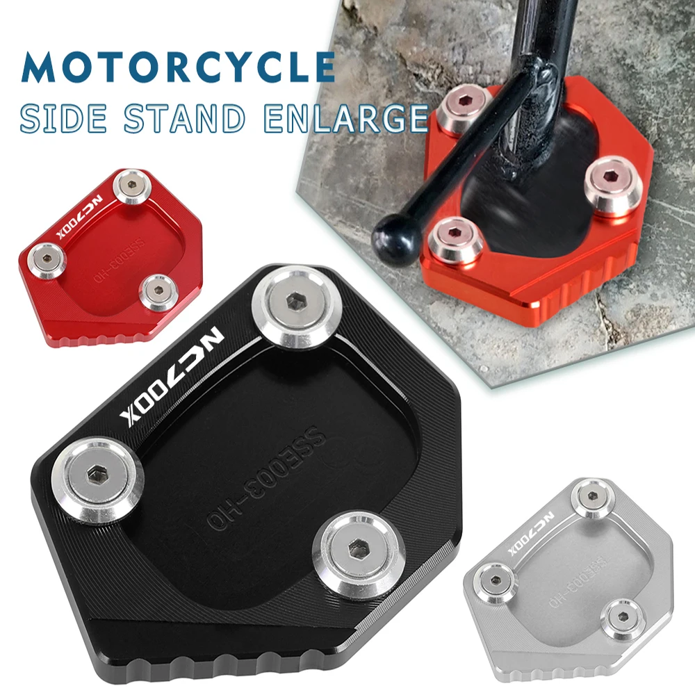 

NC700X For Honda NC700 X 2012-2013 Motorcycle Accessories Side Stand Enlarge Kickstand Foot Pad Plate NC 700 X NC700 X NC 700X