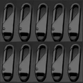 Oval Black 10PCS