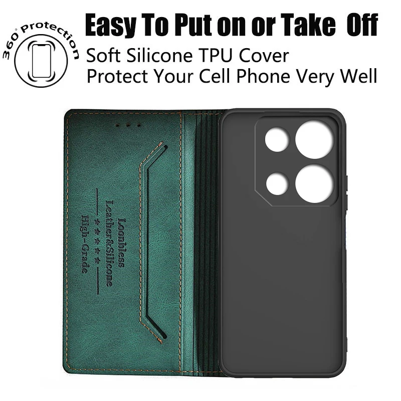 Premium Wallet Flip Case - Elegant Book Style Cover