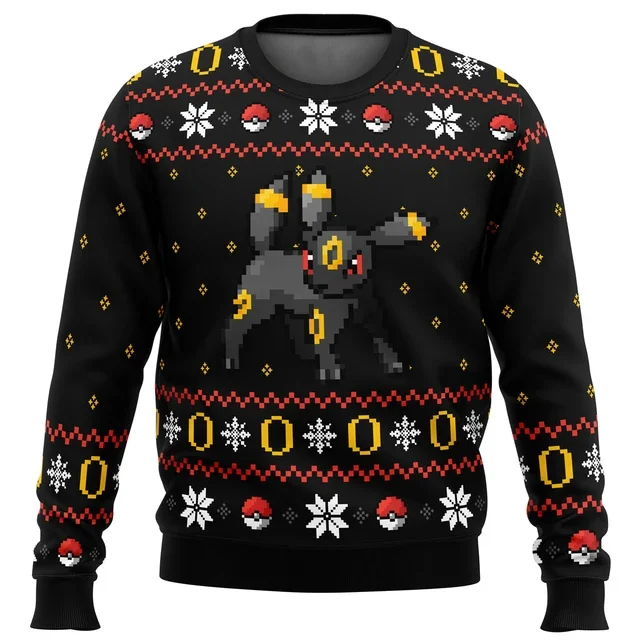 thumbnail image 1 of Suéter feo de Navidad de Año Nuevo con diseño de monstruo de bolsillo, regalo de Papá Noel, sudadera 3D para hombre y ropa de otoño/invierno en oferta, 1 of 5