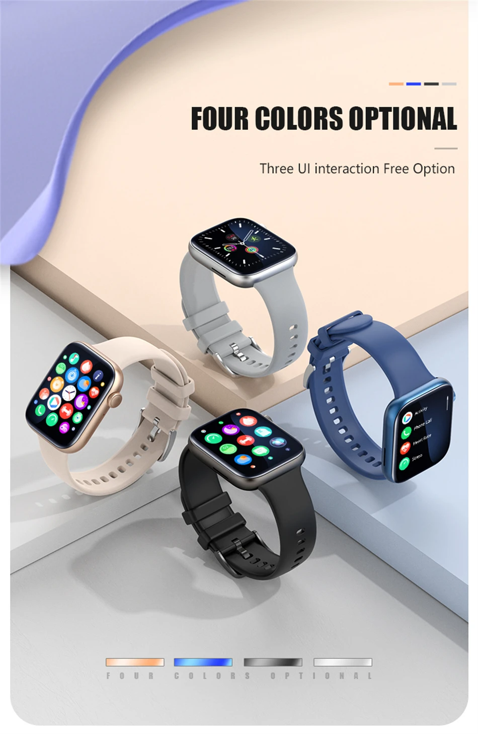 2022 New Bluetooth Answer Call Smartwatch Men 1.8inch Smart Watch Women DIY Dial Sleep Tracker for Android iOS Phone Smart watch