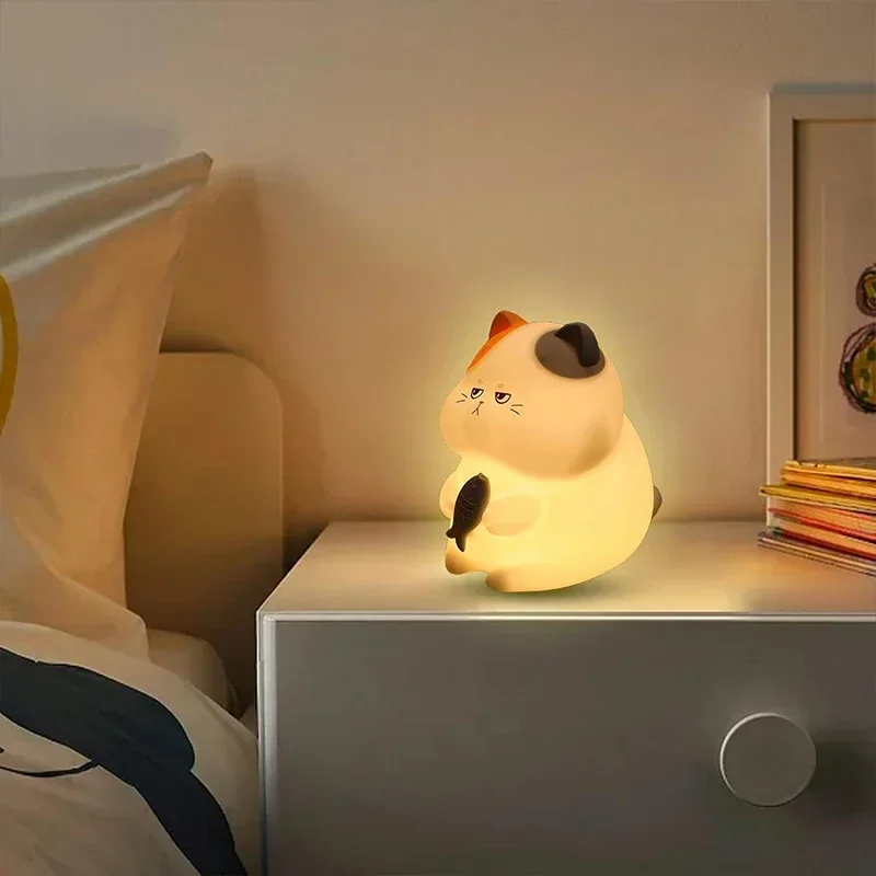 PurrBright Lampe de Nuit Sans Fil