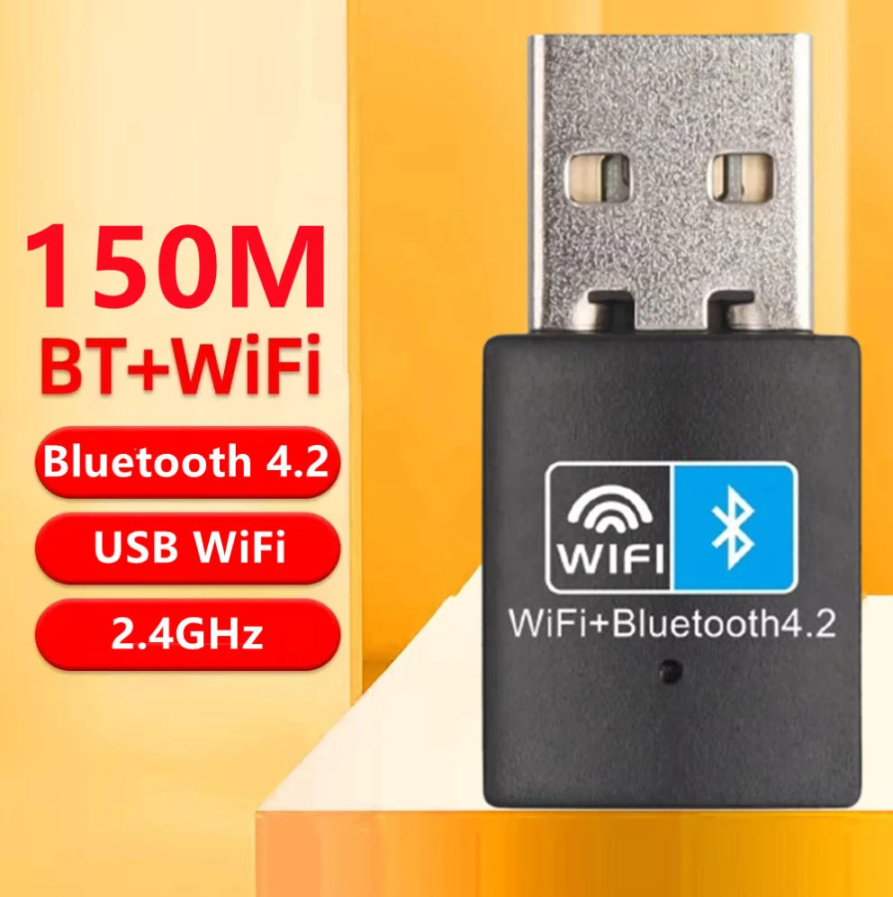 600 Mbit/s USB WiFi Bluetooth Adapter 2 in 1 Dongle Dual Band 2,4 G/5 GHz USB WiFi Netzwerk Wireless Wlan Empfänger für Desktop Laptop