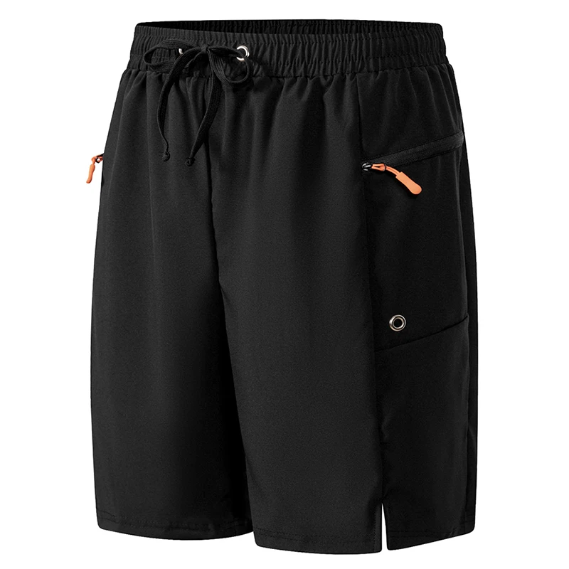 Mens Summer Beach Shorts with Zipper Pockets Quick Dry Board Shorts with Mesh Liner Swim Trunks Swimwear Swimsuit Bathing Suit