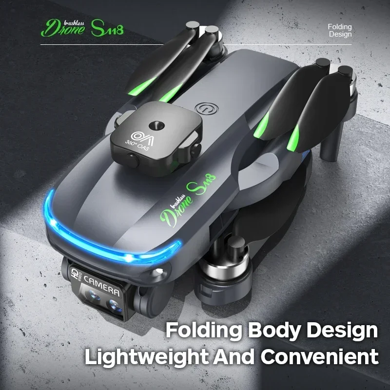 Mini Drone 8K HD Camera Obstacle Avoidance Aerial Photography Foldable Brushless Quadcopter mini drone aerial photography drone