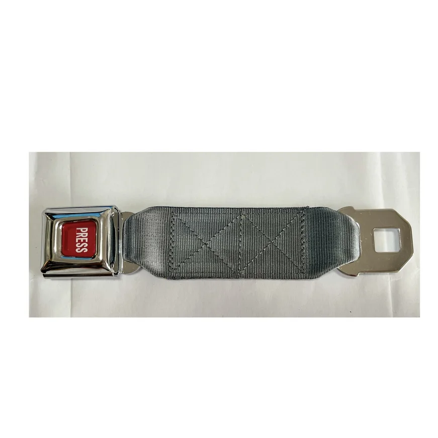 SEAT BELT EXTENDER add 220mm Length GREY Color for GM GMC FORD car