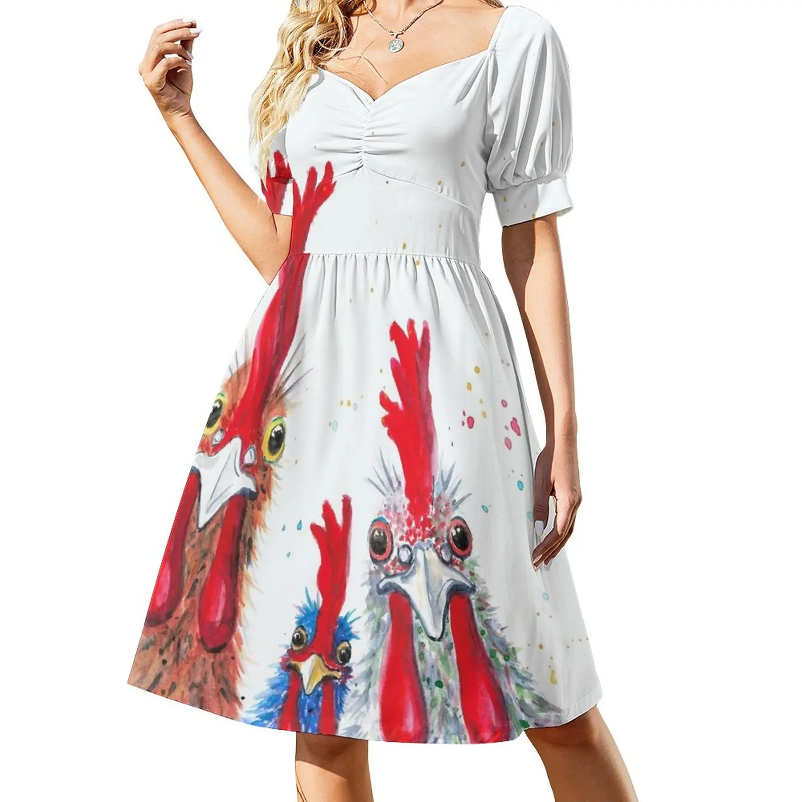 Chicken-Ladies-Hen-Chicken-Rooster-Bird-Dress-elegant-party-dresses-for ...