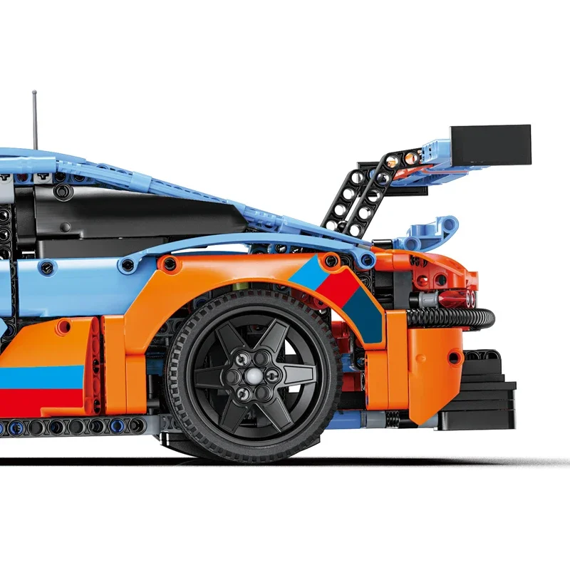 Assemble Toy 911RSR Technical Racing Sport Car 1680PCS 1:10 Model MOC Building Blocks City Mechanical Speed Vehicle Supercar Puzzle