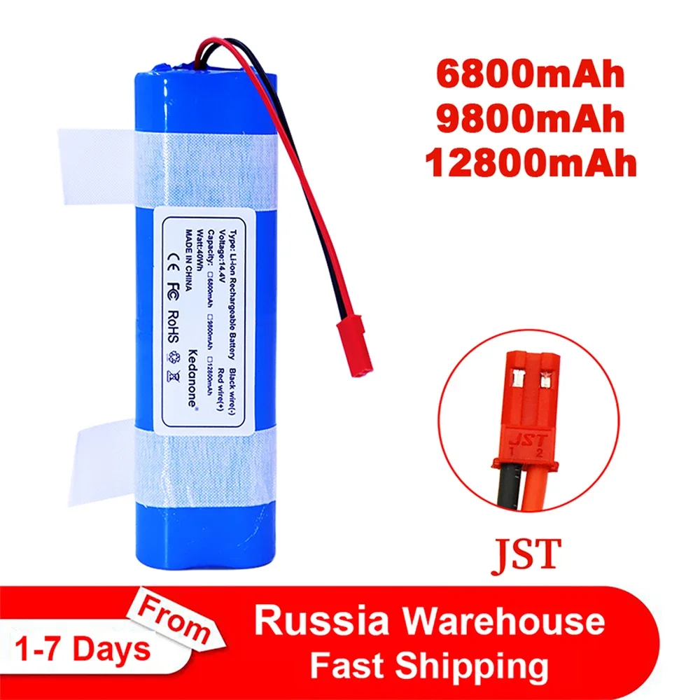 

For ILIFE 14.8V 12800mah 9800Mah 18650 Lithium Battery For ILIFE V3s Pro V50 V5s Pro V8s X750 Robot Vacuum Cleaner Battery