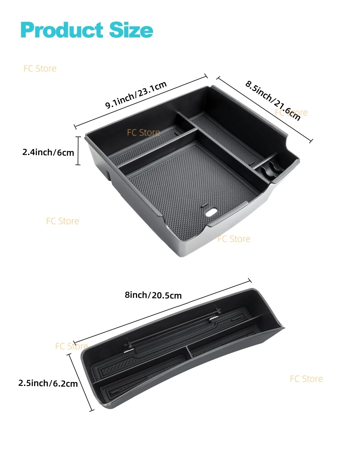 Per Kia Carnival 2025 2022-2025 LX LXS EX SX SX Console centrale Organizzatore Vassoio Prestige Accessori Console centrale Organizzatore - immagine 4