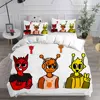 New 3d Print Game Sprunki Bedding Sets Bed Cover Comforter Duvet Cover Pillow Case 2-3 Pieces Sets Kids Adult Bedroom Decoration 3