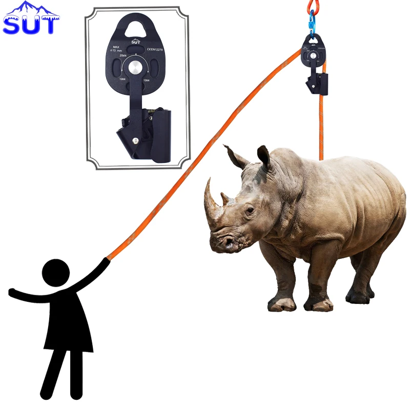 

SUT lifting movable pulley heavy object lifting lifter lifting puller rescue protector