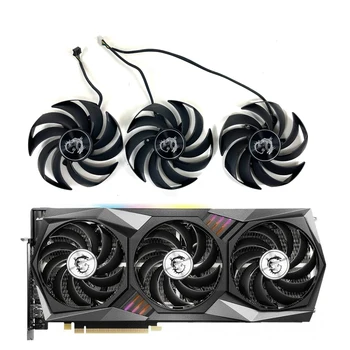 MSI GeForce RTX 3060 3070 3080 3060Ti 3070TI GAMING X TRIO 그래픽 카드용 정품 GPU 비디오 카드 쿨러 팬, PLD09210S12HH