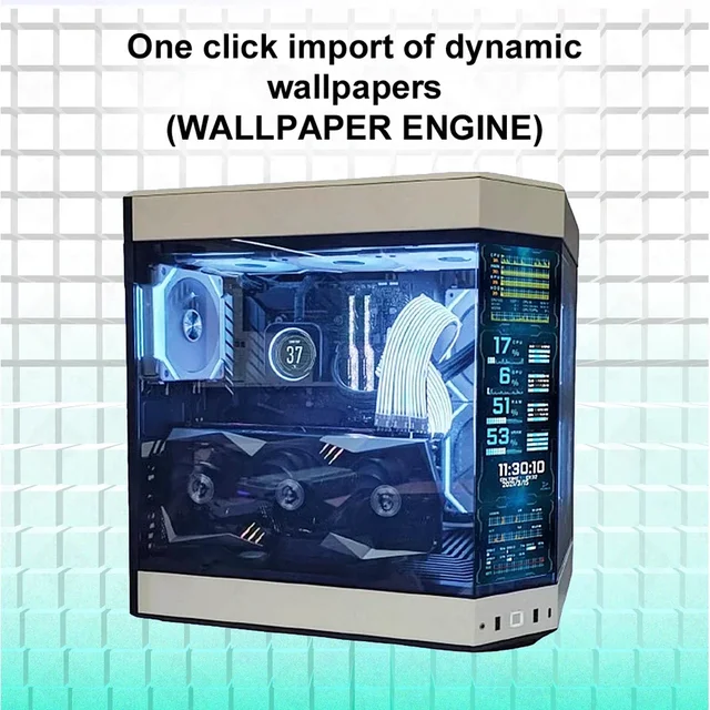 Y60 Y70 12.6 Inch DIY LCD Data Monitoring Display Screen 1920x515 Resolution Dynamic Auxiliary Screen MOD Without PC Box 5