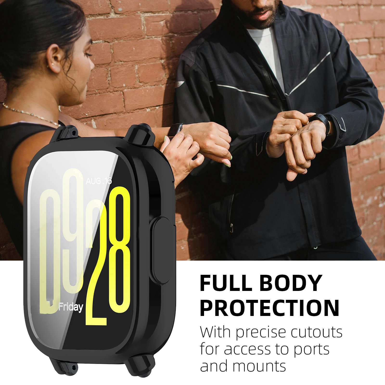 All-Around Soft TPU Protective Case with Screen Protector