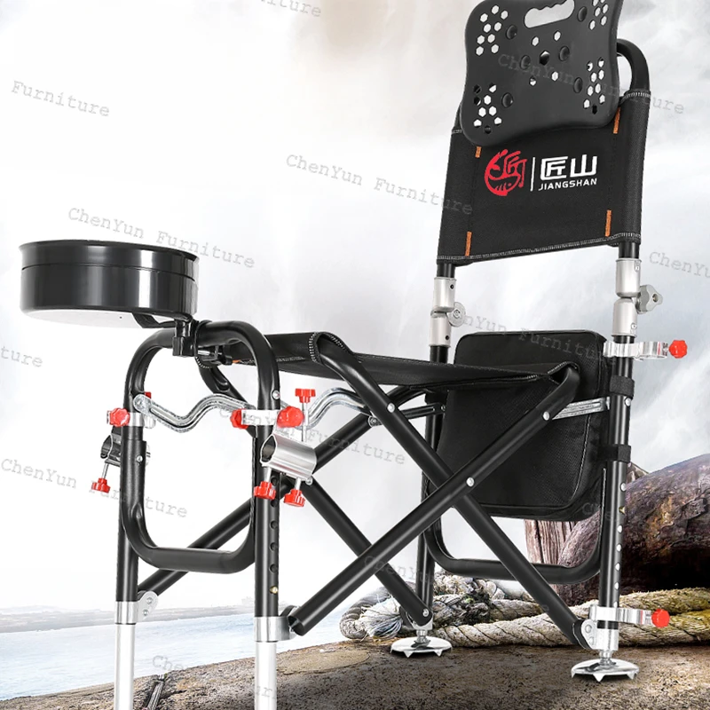 Folding Nordic Fishing Chair Portable All Terrain Multifunction Bracket Banco De Pesca Entertainment