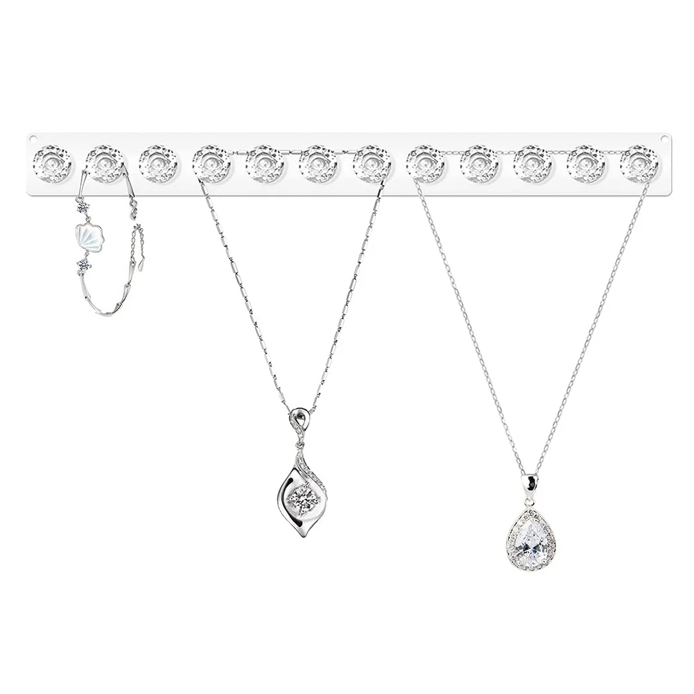 collar de acrílico, organizador de collar de montaje en ganchos de joyería niñas, mujeres, collares, pulseras, cadenas| | - AliExpress