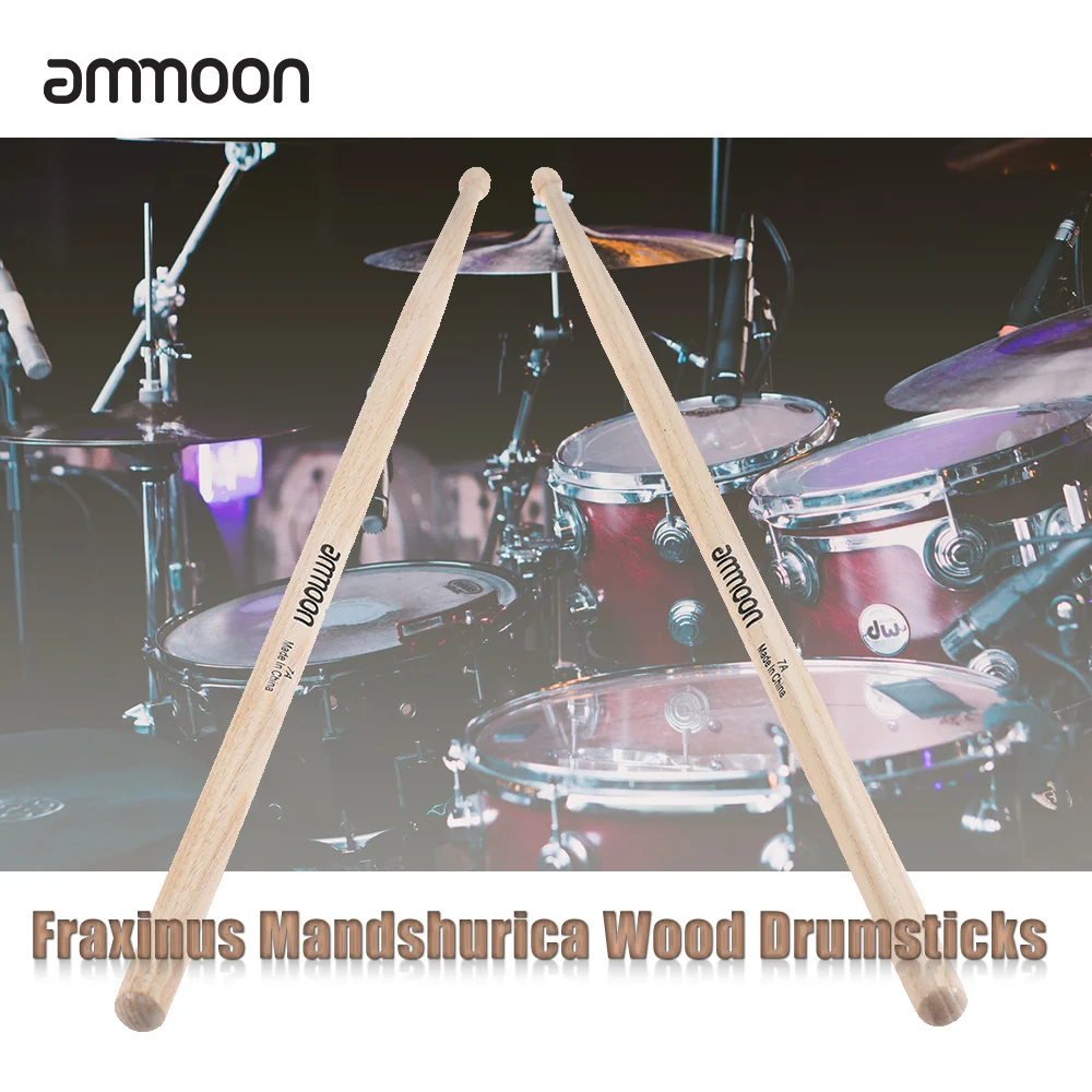 Wooden Drumsticks Drum Set Percussion Instrument Accessories 3 /12 Pairs drum sticks drum percussion accessories drum accessories