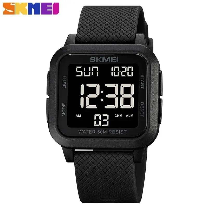 SKMEI 1894 Digital Sport Watch for Men Military Electronic Waterproof Student LED Mens Wristwatches Alarm Clock1858 Reloj Hombre