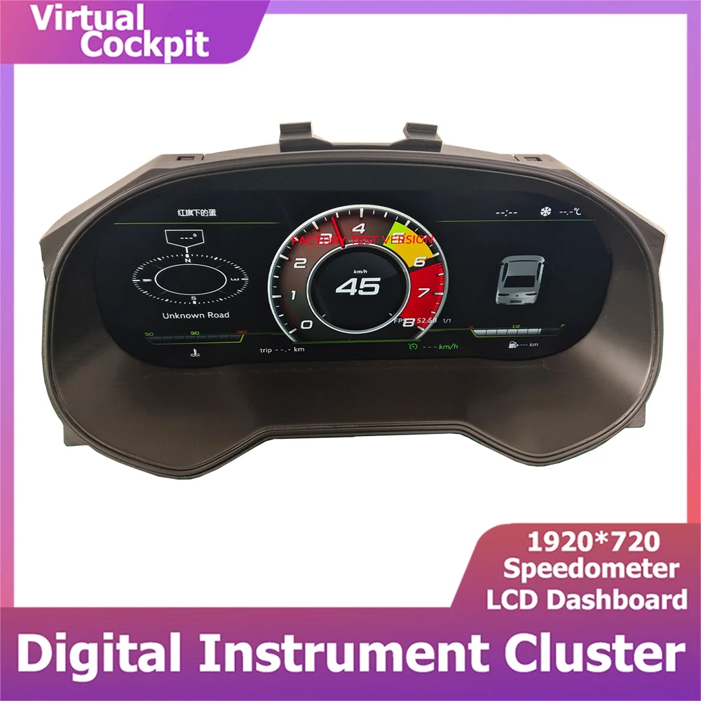 Tablero de cabina Virtual Digital de 12,3 pulgadas para SEAT Leon 5F 2013-2018, grupo de instrumentos, velocímetro, Panel de odómetro HDMI 1
