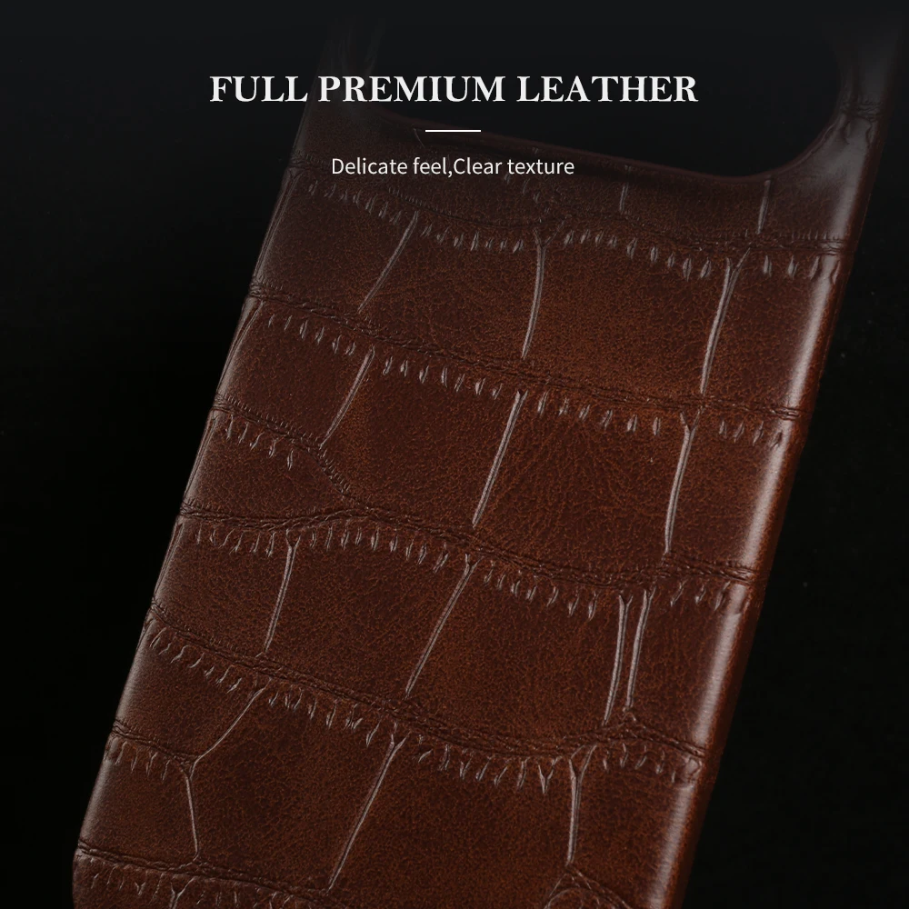 Luxury Magnetic Leather Phone Case with Shockproof Back Cover and Magsafe Compatibility