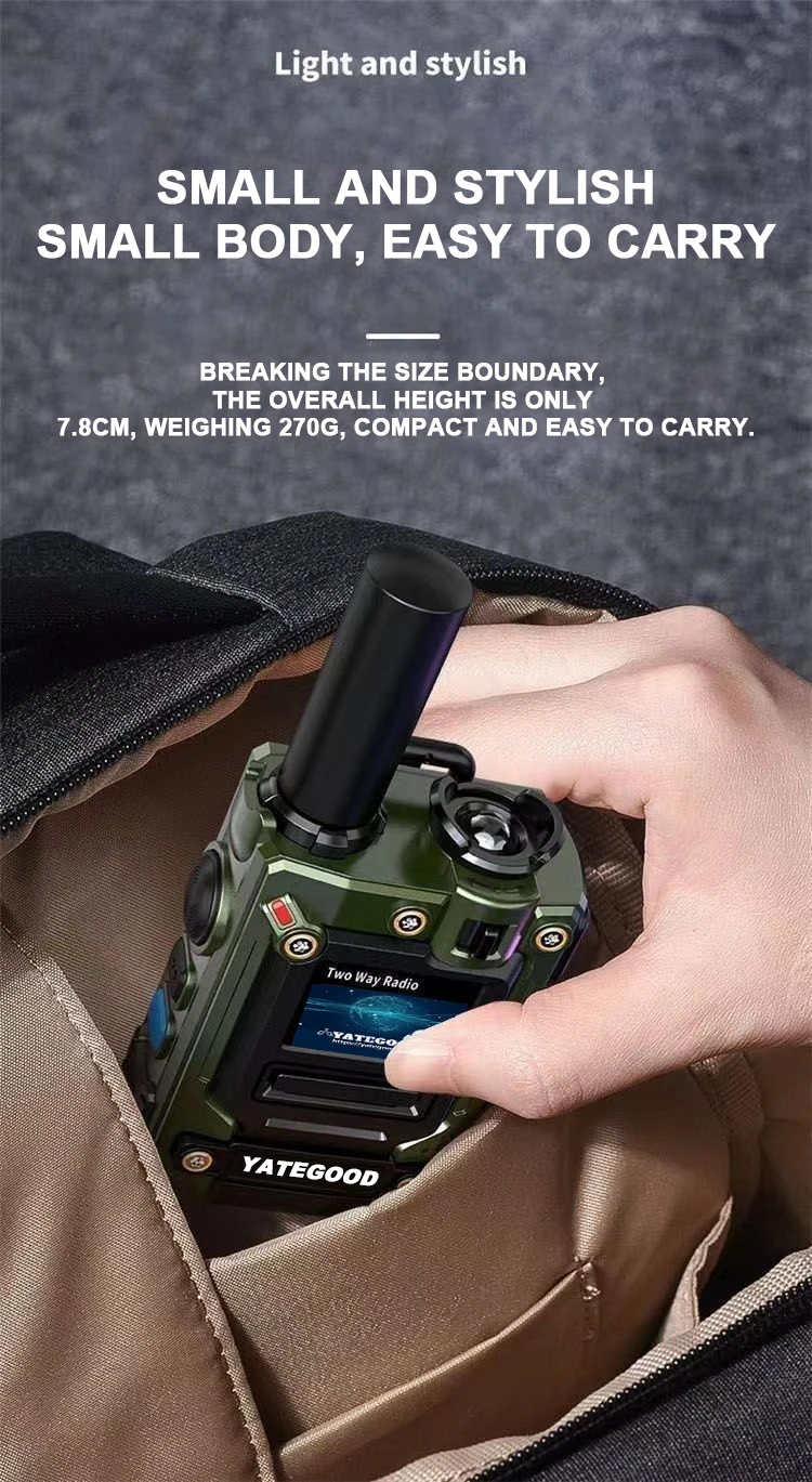 YATEGOOD G3000 Walkie Talkie No distance limit Intercom Long standby Portable More than 6000KM 4G 5G 3