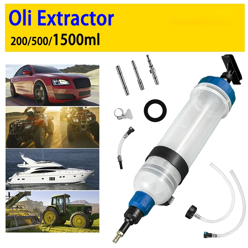 PETCHOR 500CC Fluid Extractor - Manual Oil Transfer Pump