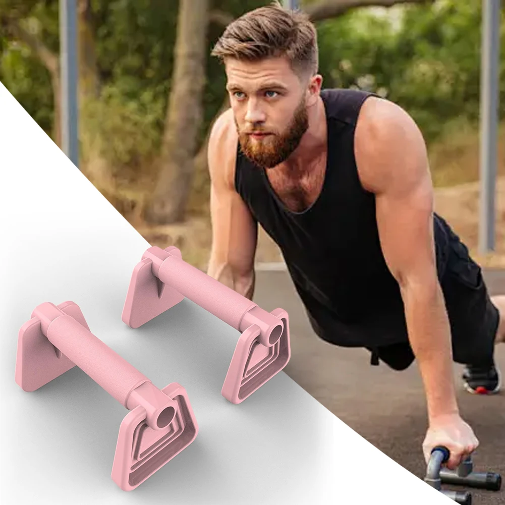 2Pcs Push-up Stand Push-up Bar Non Slip Push Ups Rack Heavy Duty Parallel Rod Bracket for Fitness Training