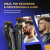 SUPRENT PRO The Black Scorpion- Professional Hair Clipper for Men-Rechargeable Heavy-Duty Motor Hair Cutting Kits with Display 6