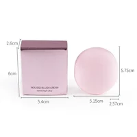 Private Label Blusher Cream 4g Custom Bulk 5-color Monochrome Lip and Cheek Color Multi-purpose Pigment Cute Pink Box Makeup 2