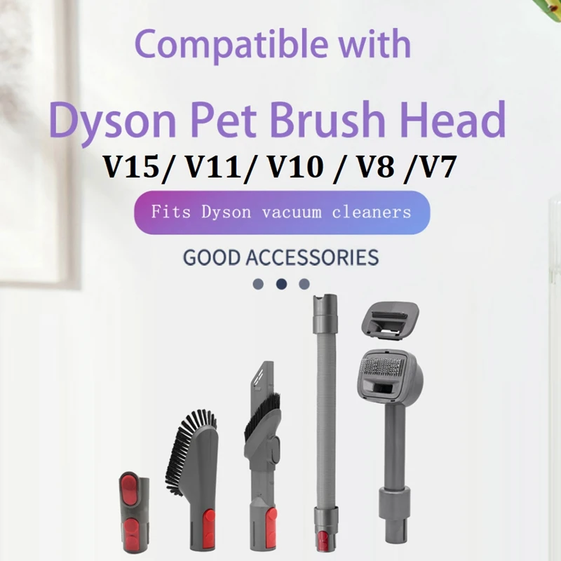 

Сменные щетки для Dyson V7 V8 V10 V11 V15, аксессуары для пылесоса, аксессуары для домашних животных, собак