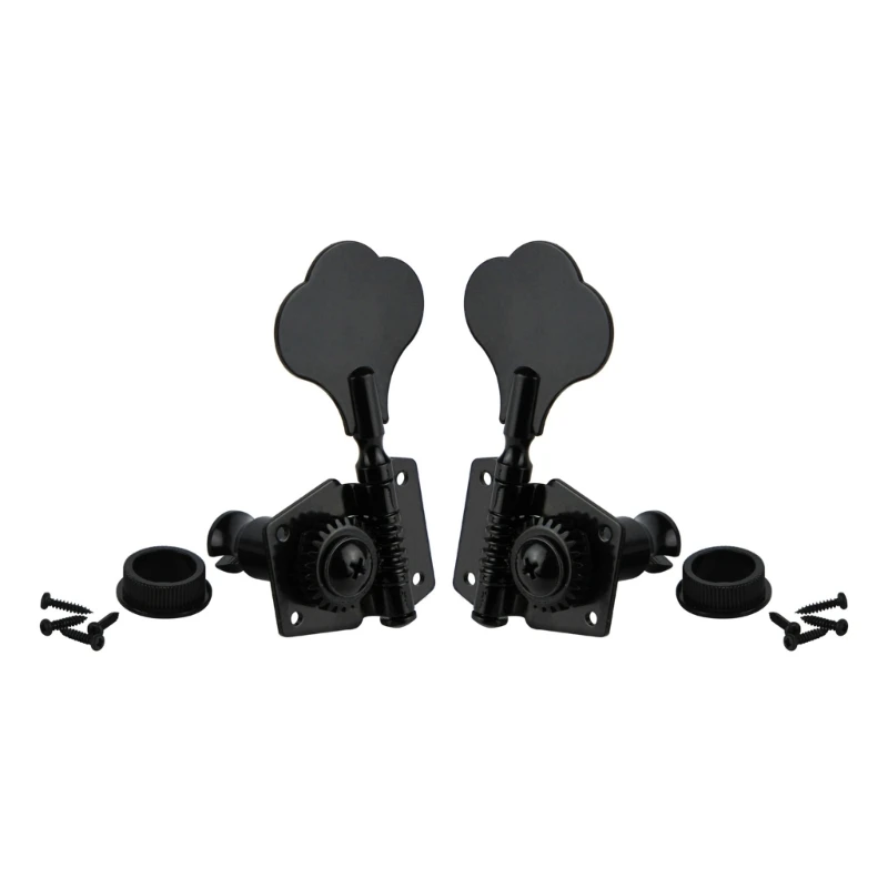 

Guitar Bass Tuning Pegs Electric Bass Opened Machine Head Tuner Replacement for Right Hand Left Hand 4 String Bass