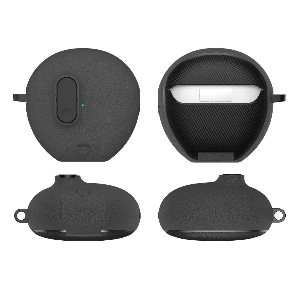 Innovative Shockproof Magnetic Earphone Case with Phone Stand & Hook - TPU Protective Sleeve