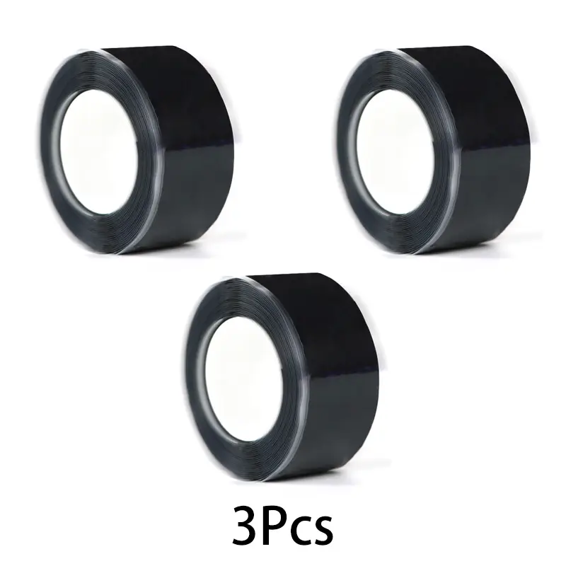 Black Self-Fusing Silicone Tape Cinta Impermeable Sellante Leak-stopping Water-stopping Repair Waterproof Sealing Tape - Image 8