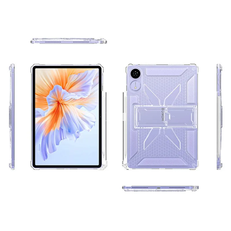 Enhanced Silicone Tablet Case with Pen Slot, Soft Protective Cover