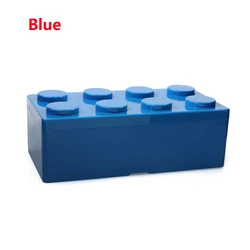 Enhanced Plastic Storage Box for Desk Organization and Stationery Sorting (M blue)